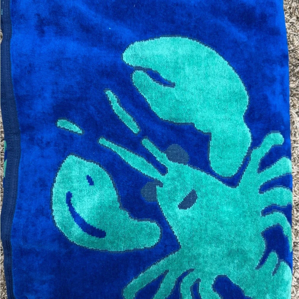 Target Blue and Aqua Lobster Beach Towel